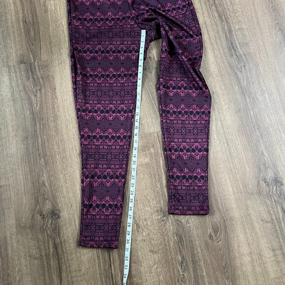 Torrid Skull Pink Purple Skull Patterned Leggings Sz 2X - Picture 6 of 9